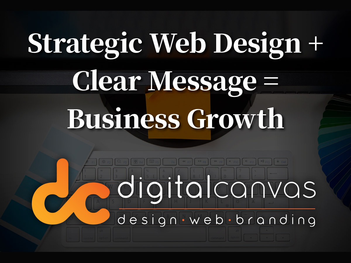 web design clear message business growth