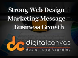 web design marketing message