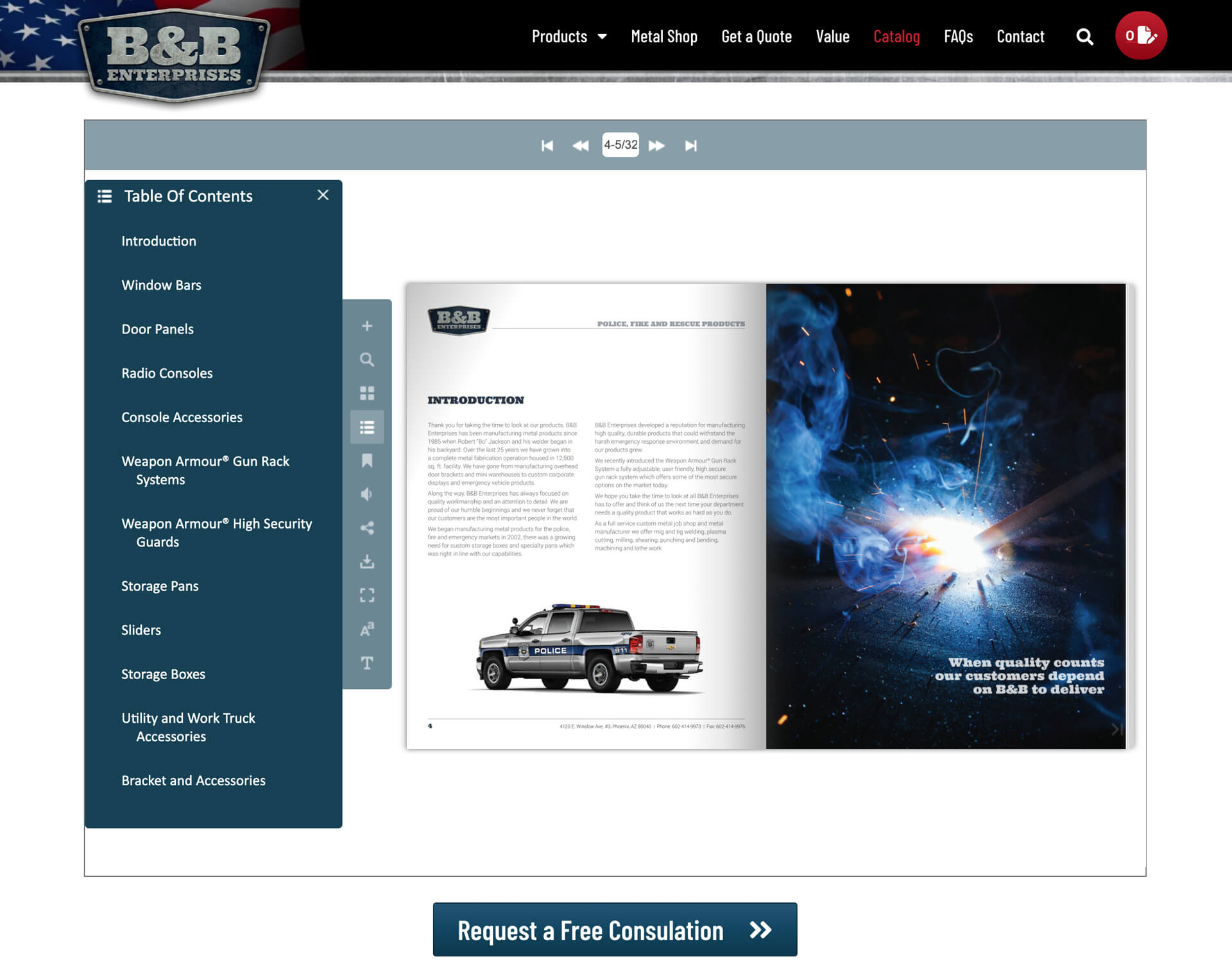 Online Catalog for B&B Enterprises – Emergency Vehicle Products