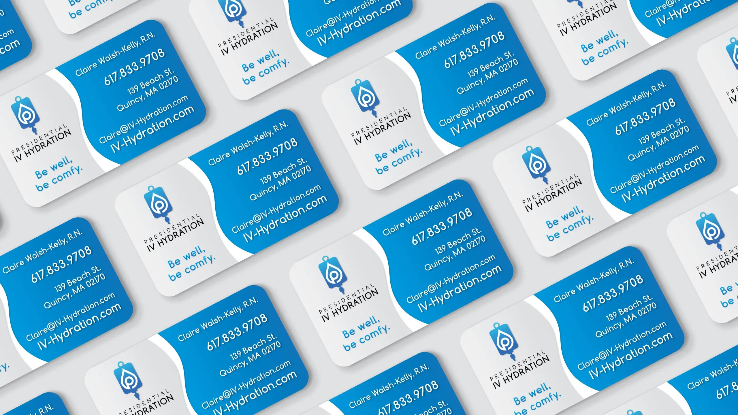 Presidential IV Hydration Businesses Cards